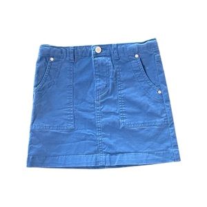 Girls Copper Key Blue Skirt, Size 6